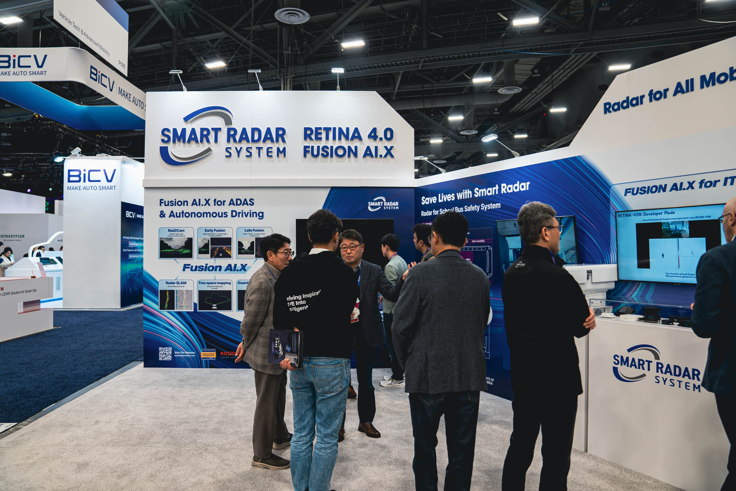 Smart Radar trade show exhibit by Beaver XP
