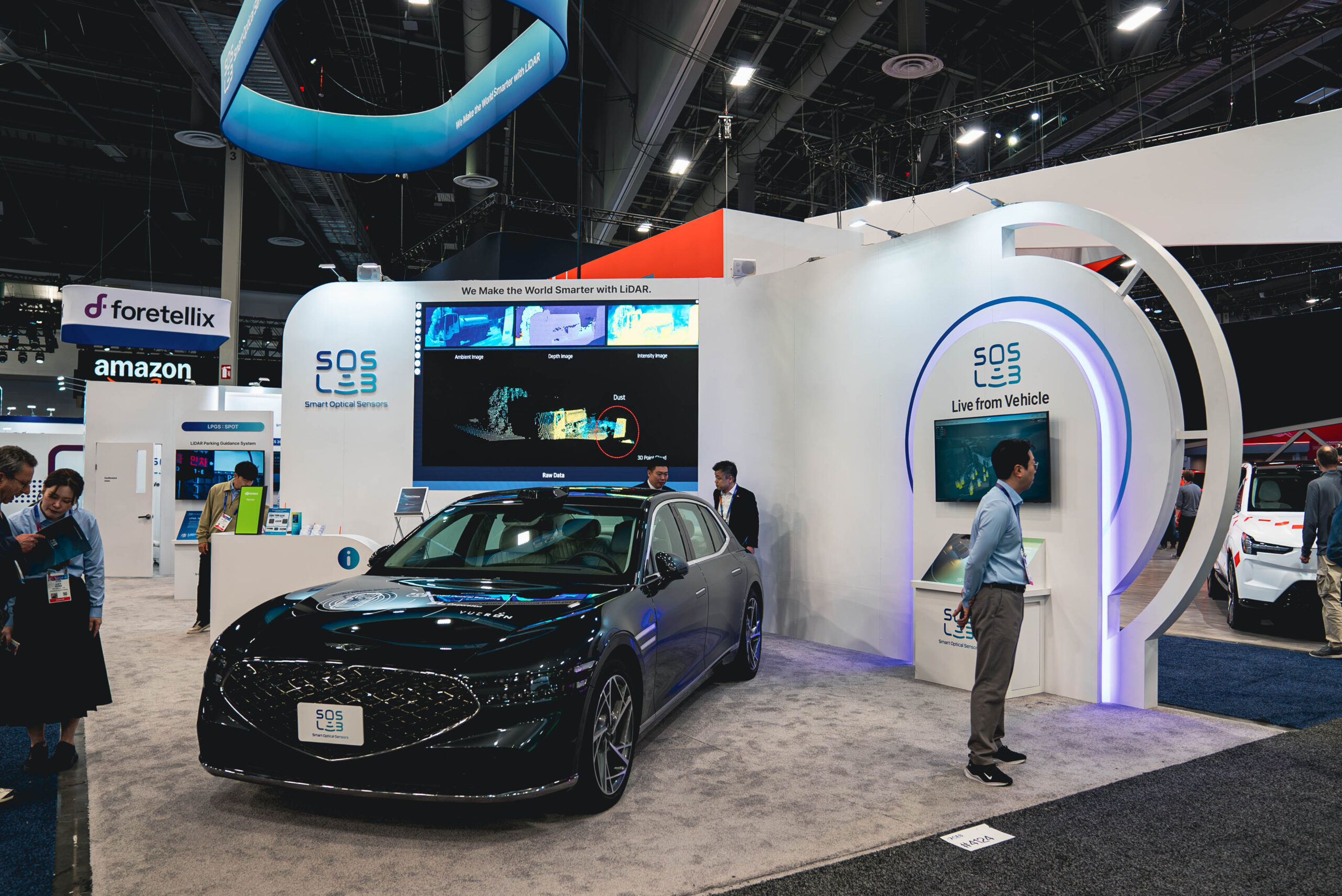 Smart Optical Sensors trade show exhibit by Beaver XP