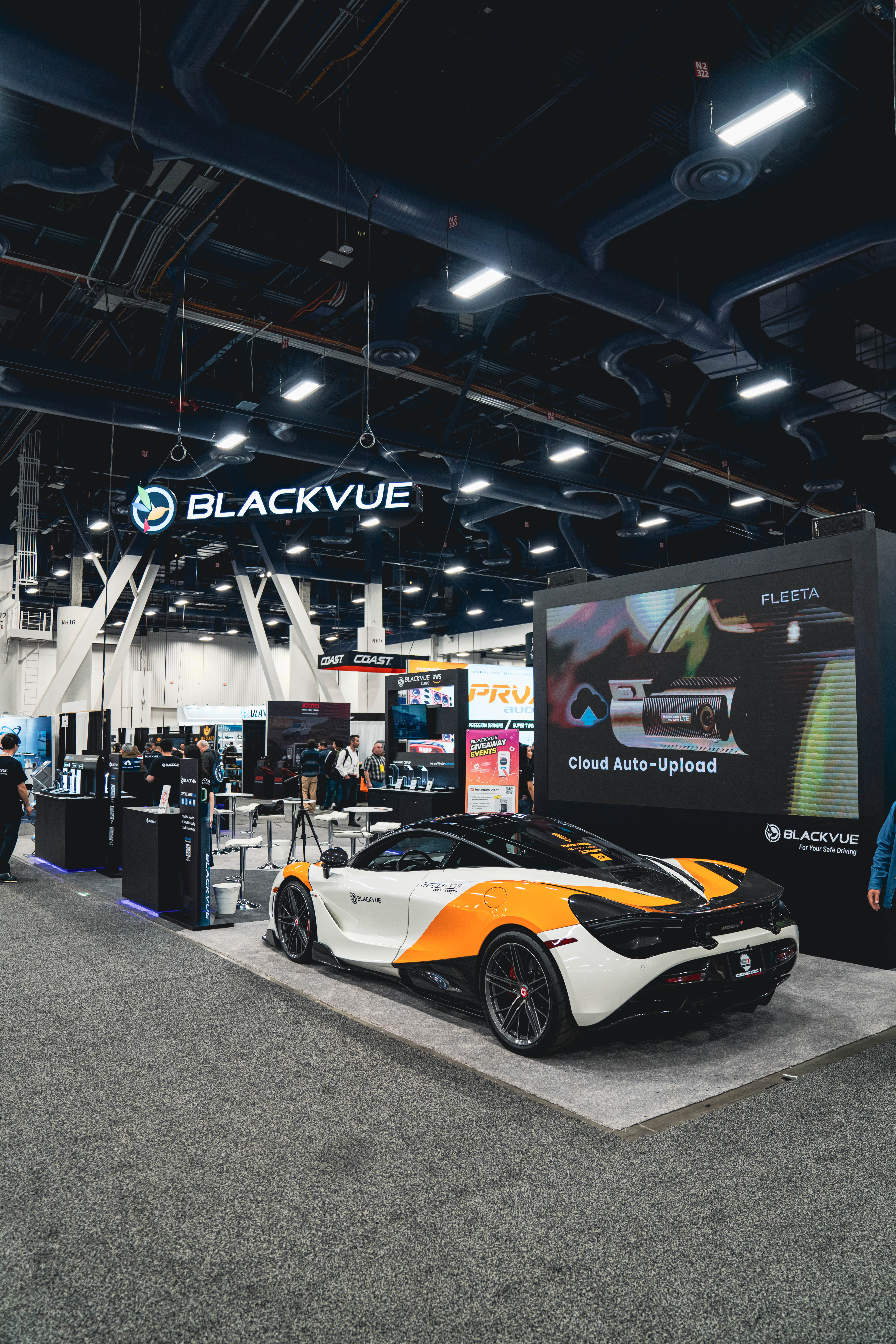 Blackvue trade show exhibit by Beaver XP