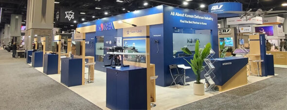 Image of Korean Defense Industry Trade Show Booth