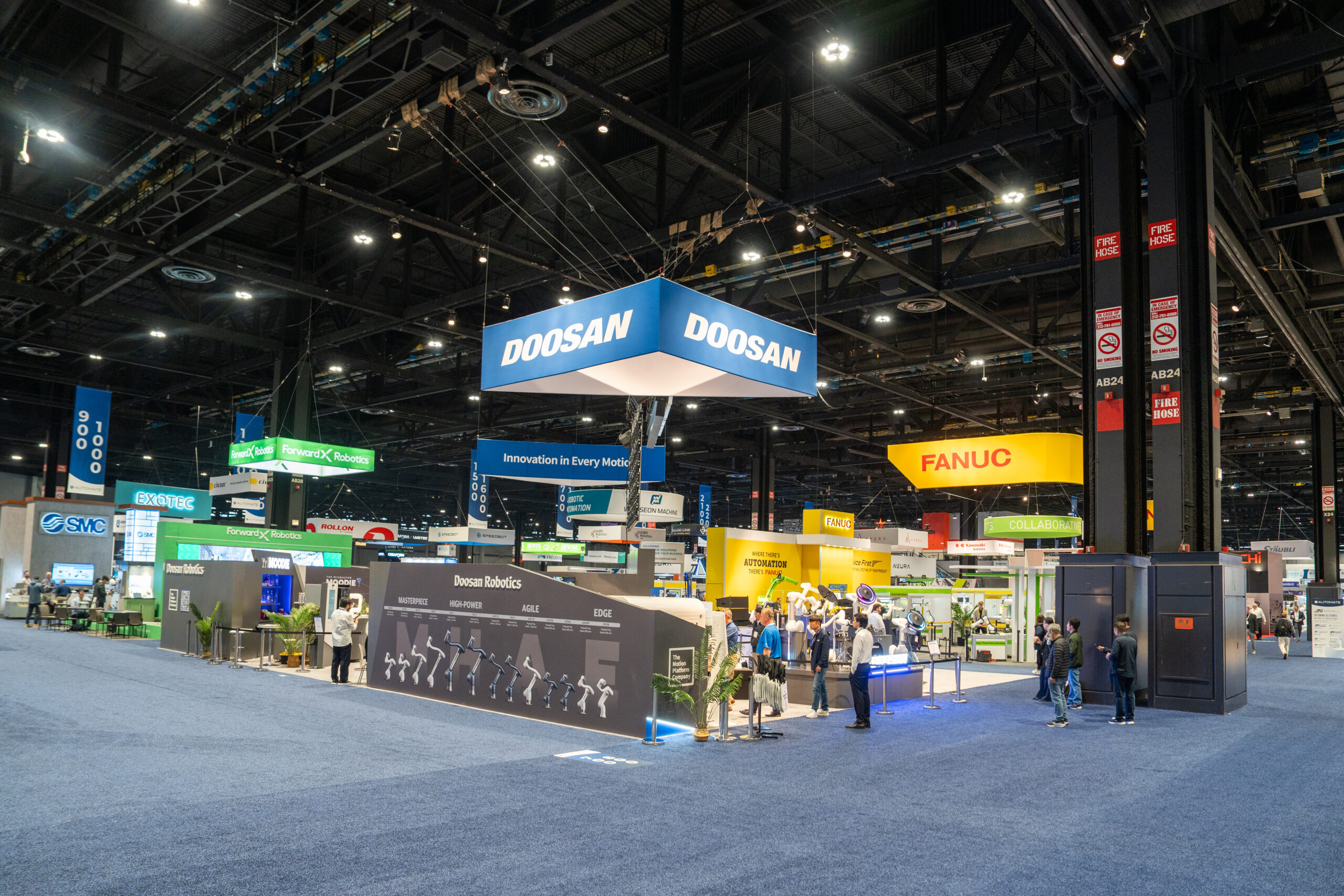Doosan trade show exhibit by Beaver XP