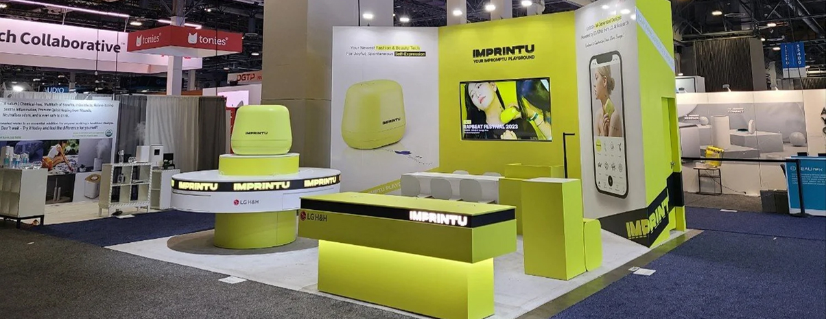 IMPRINTU trade show booth