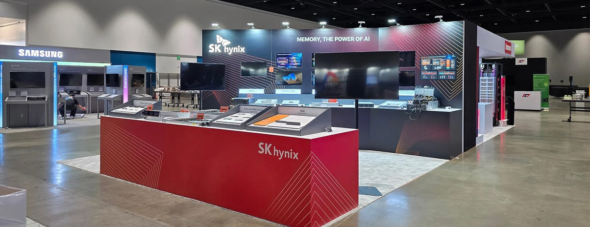 SK hynix trade show booth