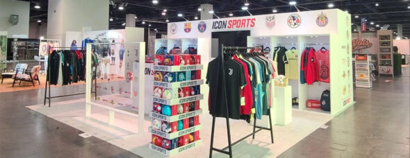 Custom Trade Show Booth Built By Beaver XP for Icon Sports