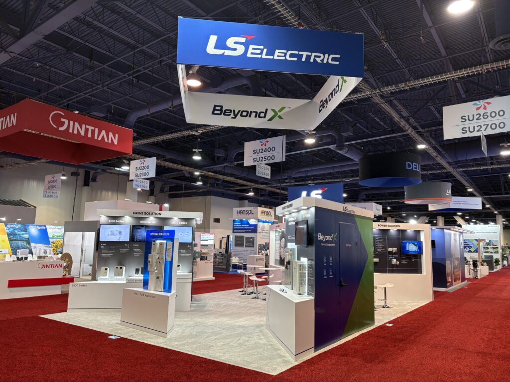 LS Electric custom trade show exhibit