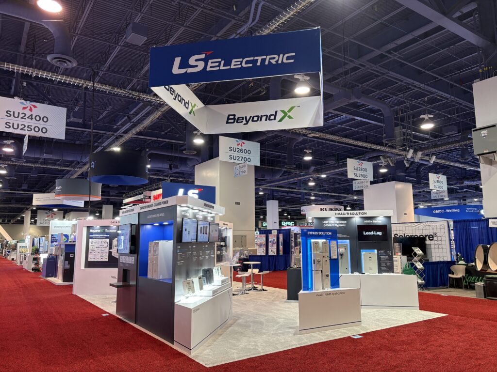 LS Electric exhibit with product displays