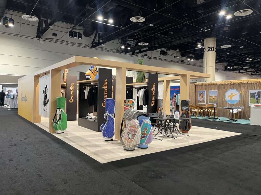 Clothing brand trade show display