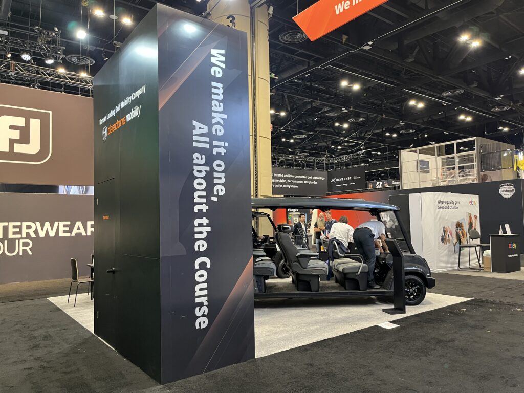 Kioti equipment display wall