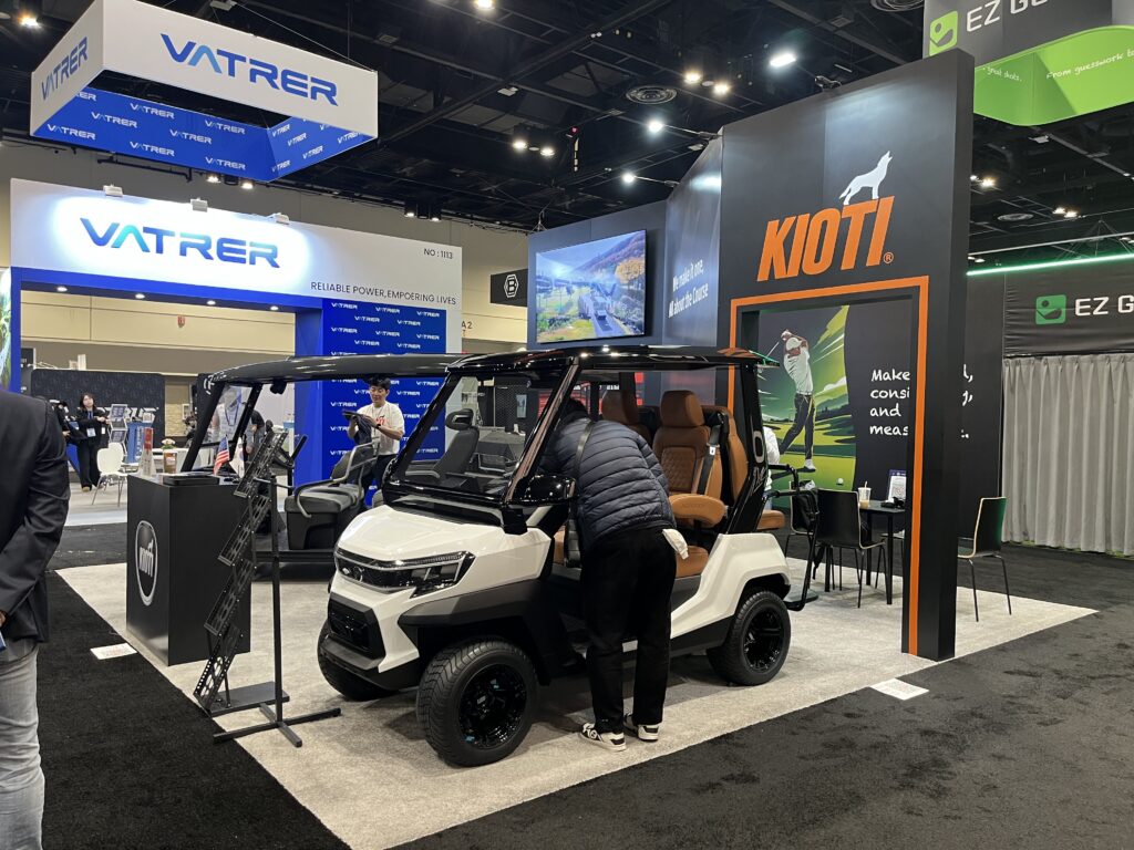 Kioti off-road vehicle exhibit