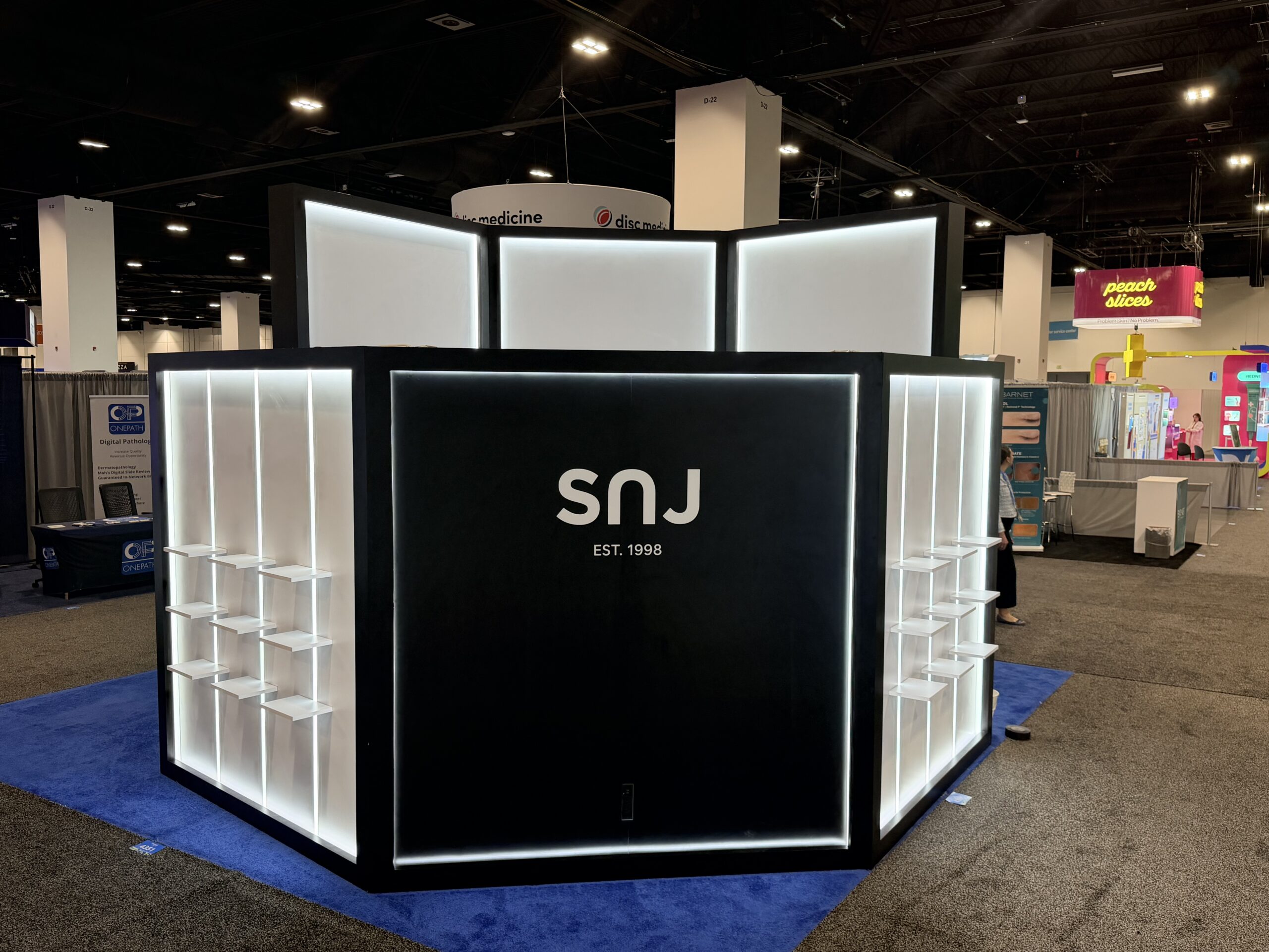 Freshpeel (SNJ) trade show exhibit by Beaver XP