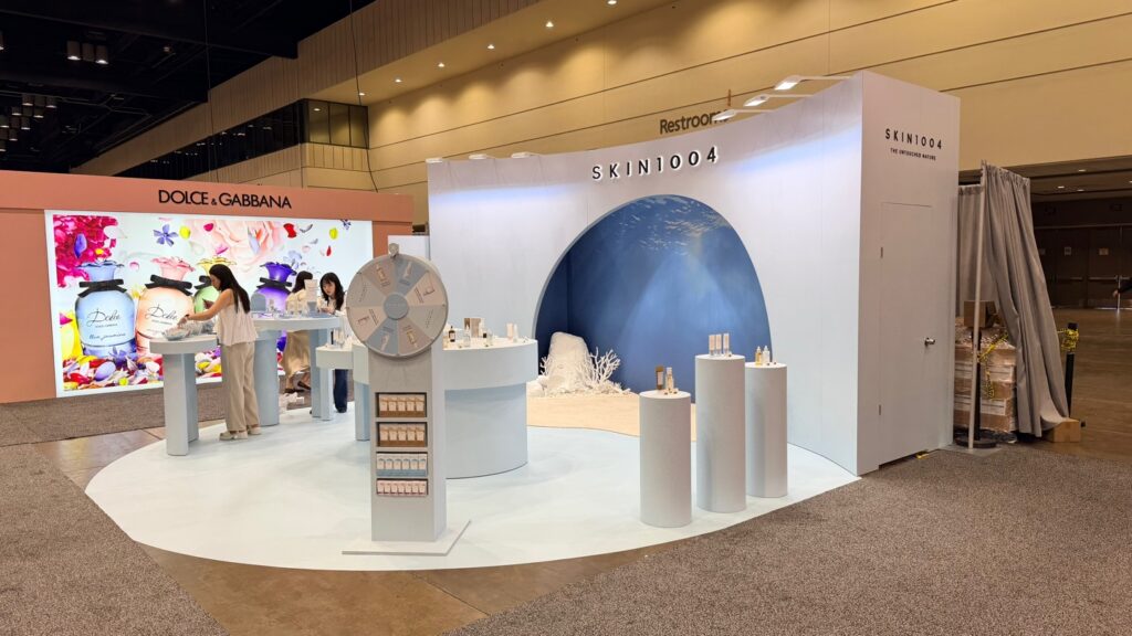 SKIN1004 booth in context on the show floor